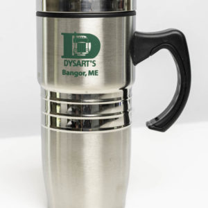 photo of dysart's travel mug