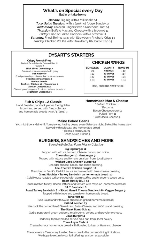 Restaurant & Truck Stop Dysart's