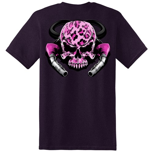 Black and pink diesel shop t shirt